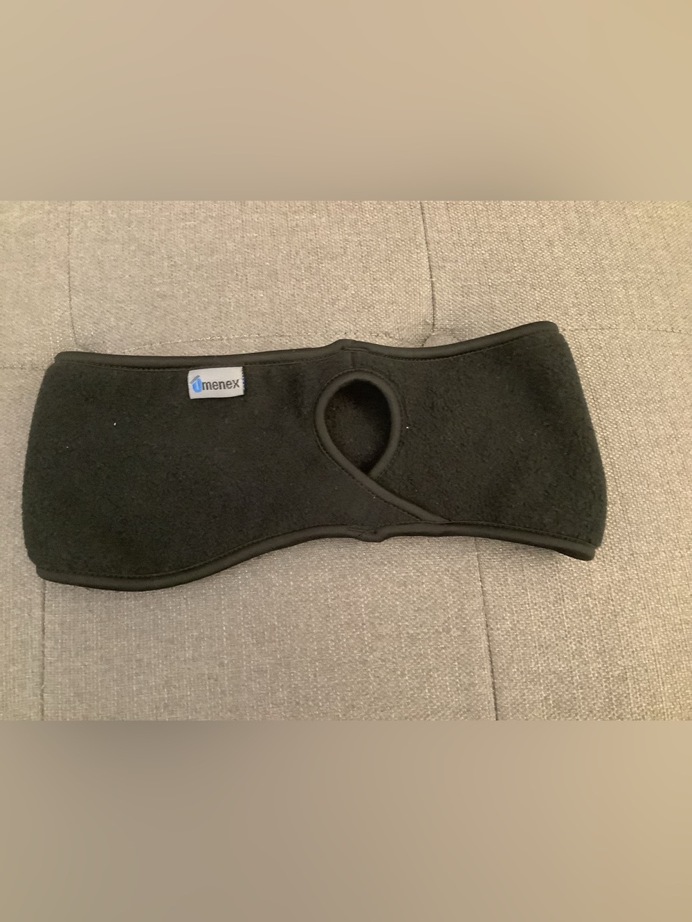 Menex running athletic headband women’s warm winter black